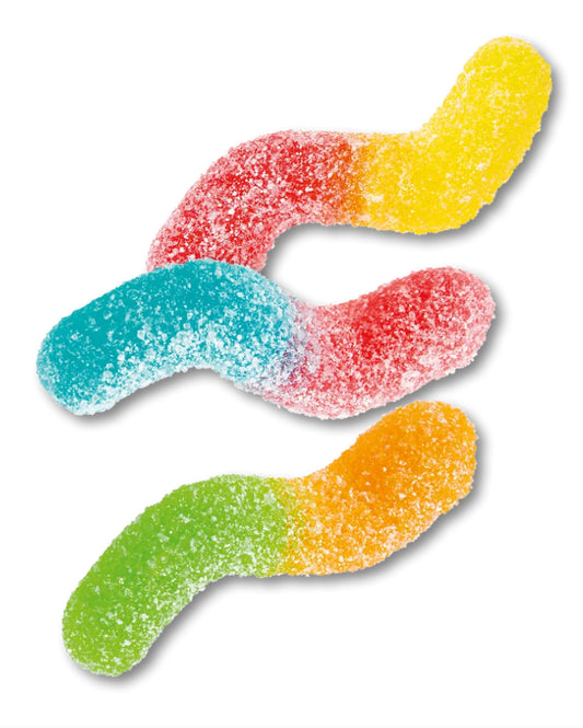 Sour Gummy Worms (Lysmaskar Sura)