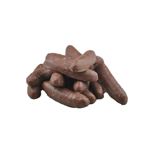 Chocolate Covered Foam Marshmallow Bananas (Chokladbanan Liten)