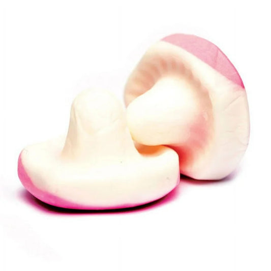 Strawberry Foam Mushroom Marshmallows (Skumkantareller)