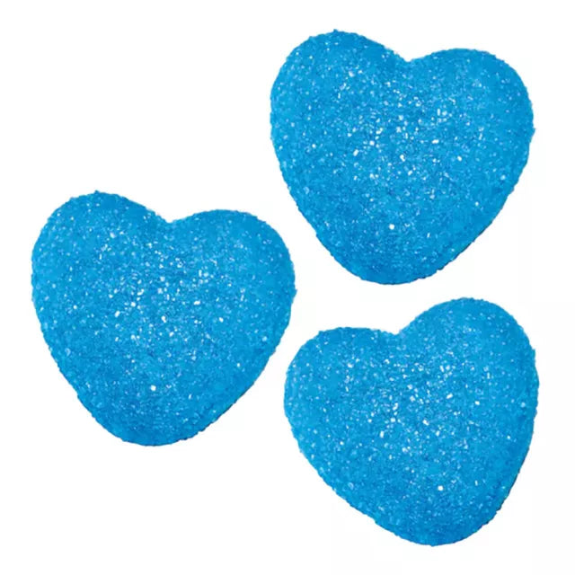 Sour Blue Raspberry Gummy Hearts (Blue Razz Hearts)